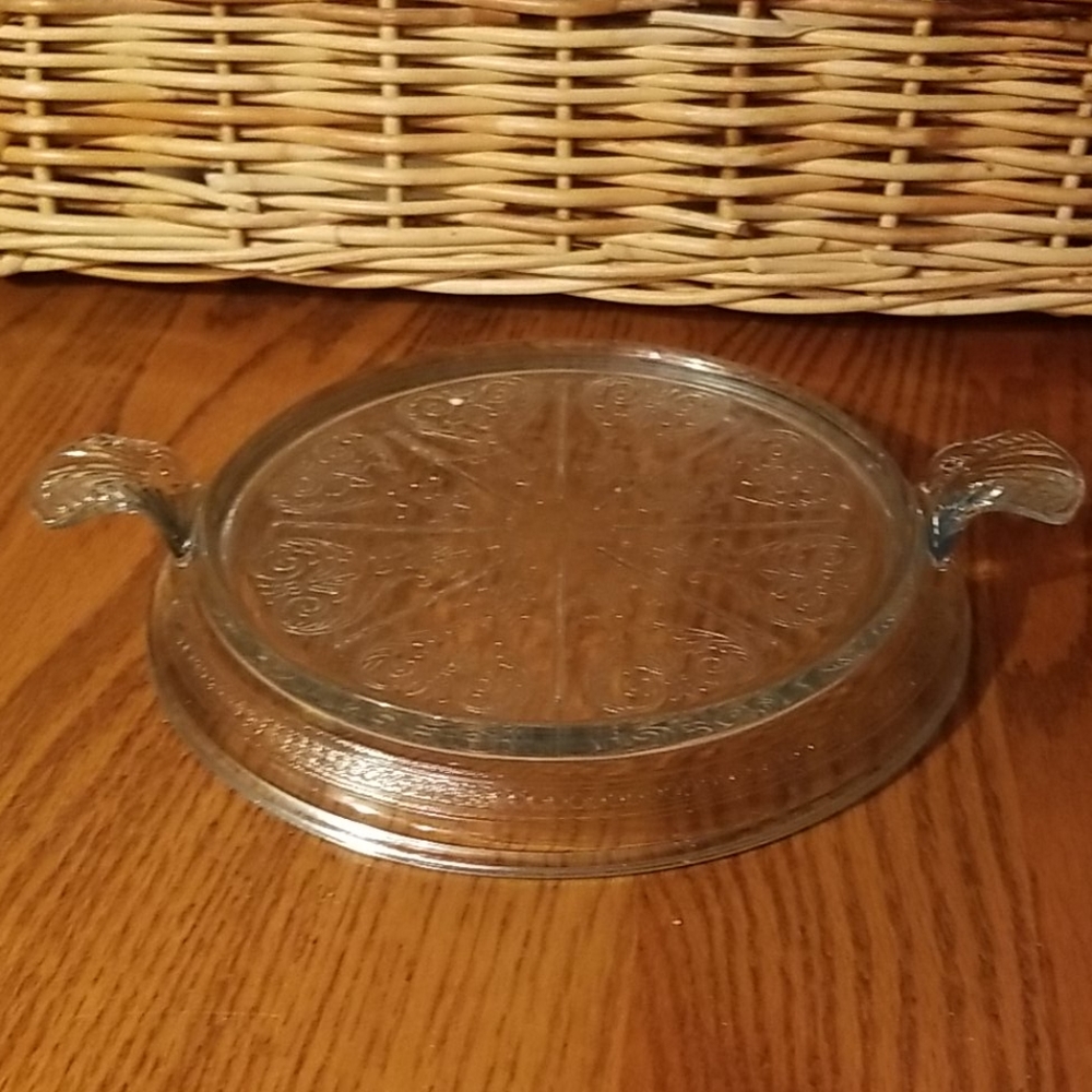 Vintage FIRE KING hot plate Philbe pattern trivet